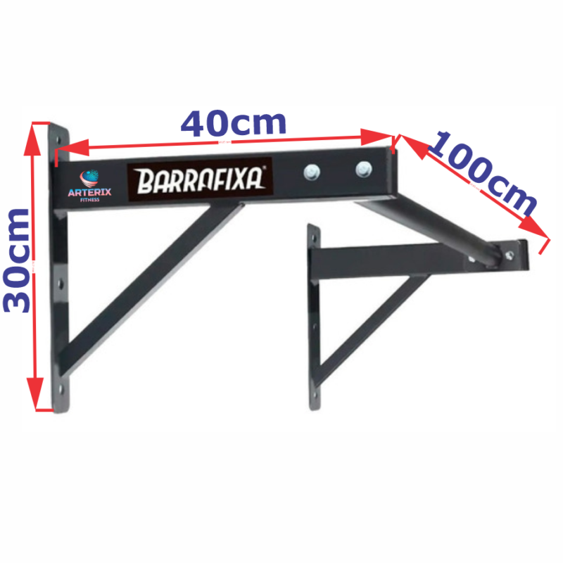 Barra Fixa De Parede Crossfit Pull-up P/ Treinar Musculação – Arterix